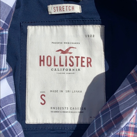 Hollister Blue Plaid Blazer Never Worn S - Picture 4 of 5